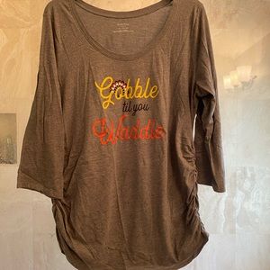 Thanksgiving maternity shirt